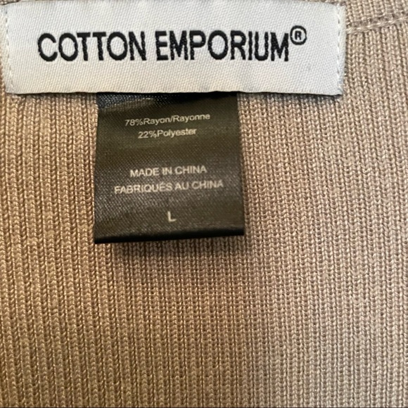 Long camel colored cardigan. - Picture 2 of 3